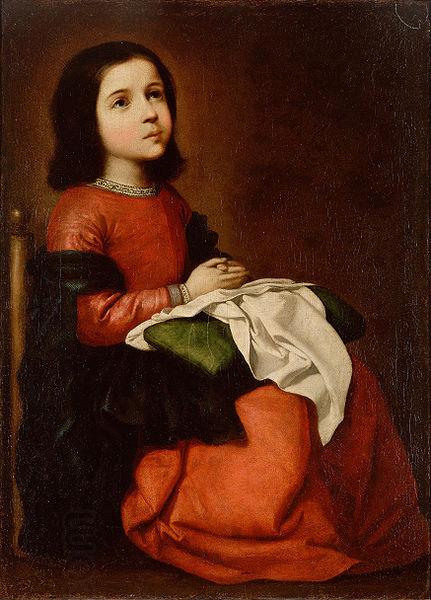 Francisco de Zurbaran Childhood of the Virgin oil painting picture